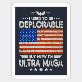 Ultra-Maga Flag Sticker